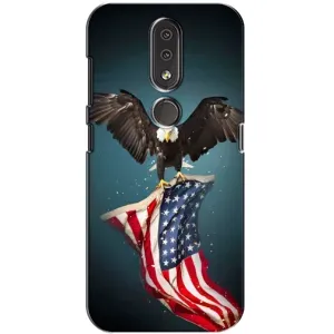 Чохол Прапор USA для Nokia 4.2 (Орел і прапор)