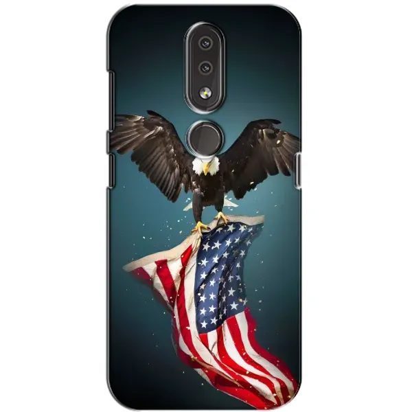 Чехол с рисунком «Орел и флаг» для Nokia 4.2 Чехол с рисунком «Орел и флаг» для Nokia 4.2