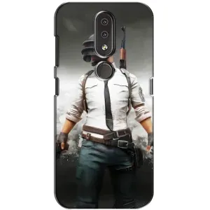 Силиконовый чехол с картинкой "Герой Pubg" на Nokia 4.2 (Пабг)