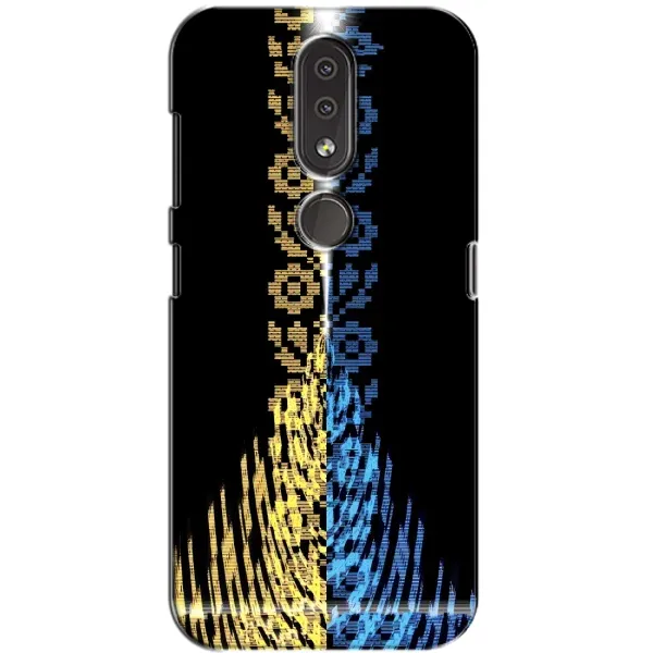 Чехол с рисунком «Патриотическая вышиванка» для Nokia 4.2 Чехол с рисунком «Патриотическая вышиванка» для Nokia 4.2