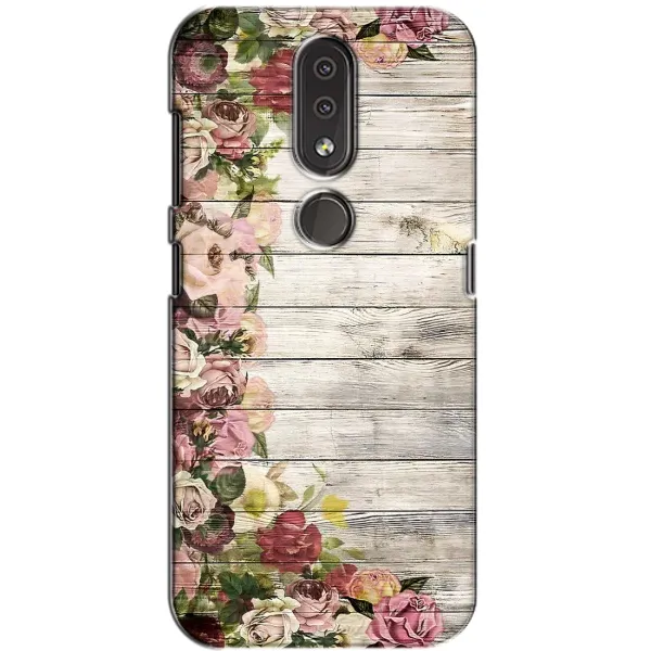 Чехол с рисунком «Плетущиеся цветы» для Nokia 4.2 Чехол с рисунком «Плетущиеся цветы» для Nokia 4.2