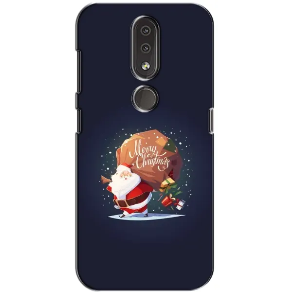 Чехол с рисунком «Подарки от Санты» для Nokia 4.2 Чехол с рисунком «Подарки от Санты» для Nokia 4.2