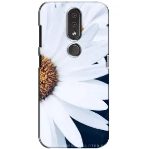 Чехол с ромашками на Nokia 4.2 (Пол ромашки)