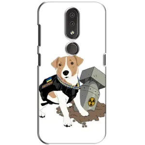 Чехол с принтом Собаки Патрон для Nokia 4.2 (Пёс Патрон с ракетой)