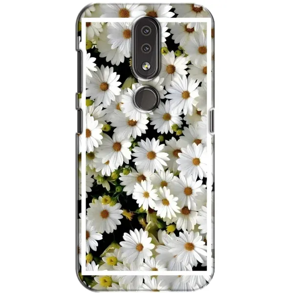 Чехол с рисунком «Рамка в ромашках» для Nokia 4.2 Чехол с рисунком «Рамка в ромашках» для Nokia 4.2