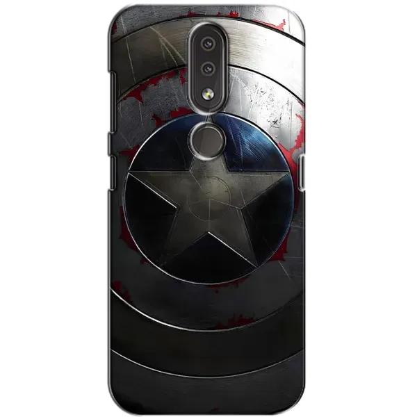 Чехол с рисунком «Ретро Щит Капитана» для Nokia 4.2 Чехол с рисунком «Ретро Щит Капитана» для Nokia 4.2