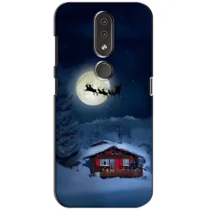 Чехол Санта Клаус для Nokia 4.2 (Санта)