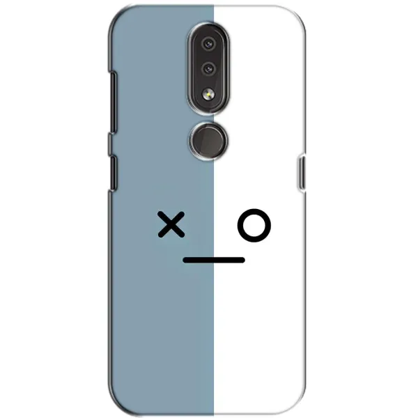 Чехол с рисунком «Серо-белый» для Nokia 4.2 Чехол с рисунком «Серо-белый» для Nokia 4.2