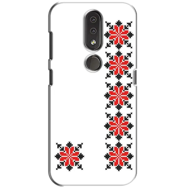 Чехол с рисунком «Силуэт вышиванки» для Nokia 4.2 Чехол с рисунком «Силуэт вышиванки» для Nokia 4.2