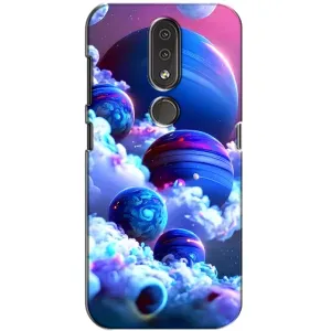 Чохли КОСМОС на Nokia 4.2 (Сині планети)