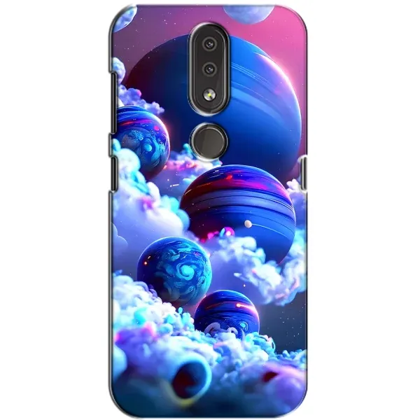 Чохол з малюнком «Сині планети» для Nokia 4.2 Чохол з малюнком «Сині планети» для Nokia 4.2