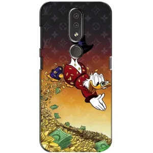 Силиконовый чехол для Nokia 4.2 (Скрудж Луи Виттон)