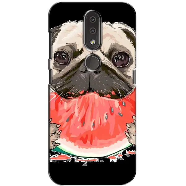 Чехол с рисунком «Смешной Мопс» для Nokia 4.2