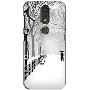 Чехлы на Новый Год Nokia 4.2 (Снегом замело)