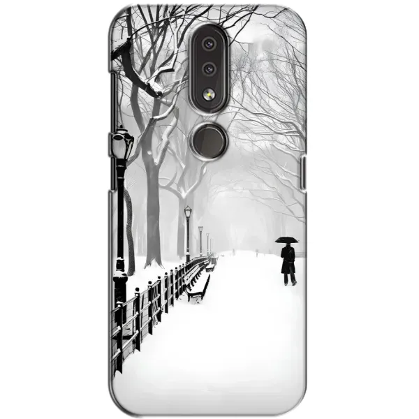 Чехол с рисунком «Снегом замело» для Nokia 4.2