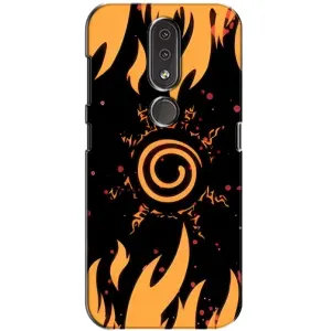Купить Чехлы на телефон с принтом Anime для Nokia 4.2 (Солнце Наруто)