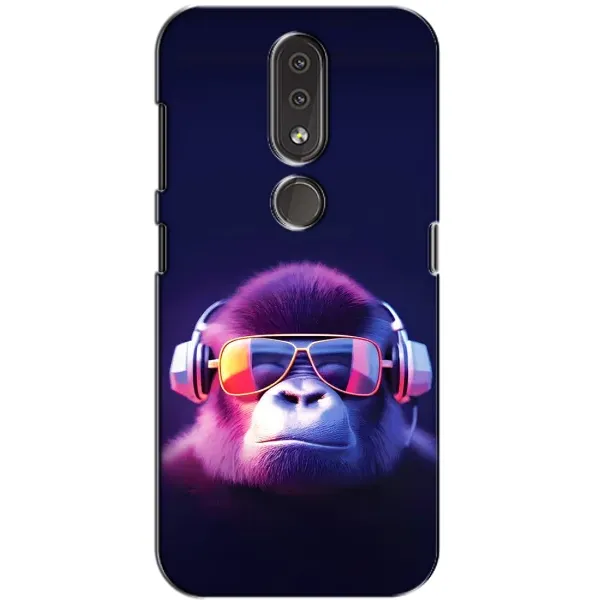 Чехол с рисунком «Стильная обезьяна» для Nokia 4.2