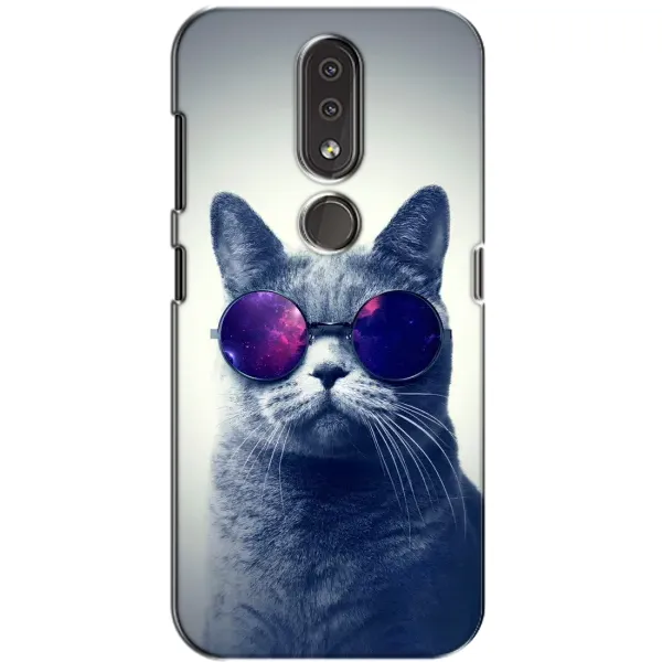Чехол с рисунком «Стильный КОТ» для Nokia 4.2 Чехол с рисунком «Стильный КОТ» для Nokia 4.2