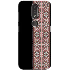Силиконовый Чехол на Nokia 4.2 с картинкой Вышиванки (Стильная вишиванка)