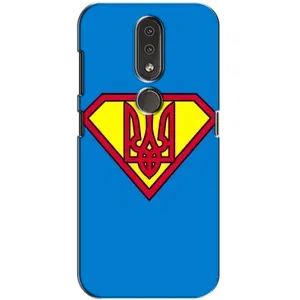 Чехол с картинкой (Патриотический ГЕРБ) на Nokia 4.2 (Super - Герб)