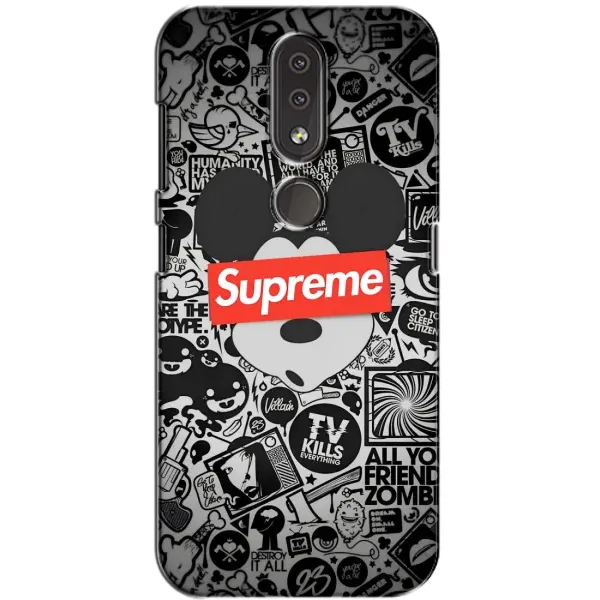 Чехол с рисунком «Supreme Маус» для Nokia 4.2 Чехол с рисунком «Supreme Маус» для Nokia 4.2