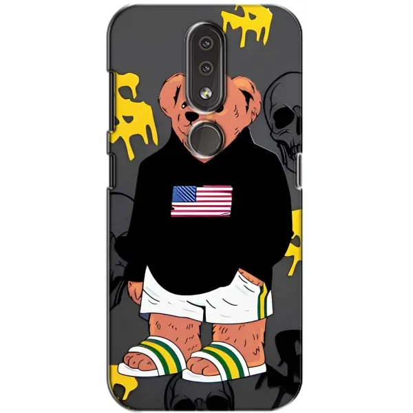 Чехол с рисунком «Teddy USA» для Nokia 4.2 Чехол с рисунком «Teddy USA» для Nokia 4.2