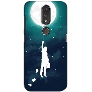 Чохол (ТПУ) з планетами на Nokia 4.2 (To The moon)
