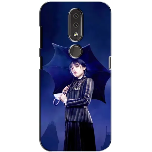 Чехол с рисунком «Уэнсдей с зонтом» для Nokia 4.2 Чехол с рисунком «Уэнсдей с зонтом» для Nokia 4.2