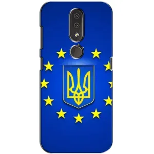 Чехол с Украинской символикой на Нокиа 4.2 (Украина это Европа)