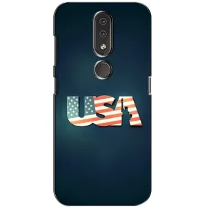Чохол Прапор USA для Nokia 4.2 (USA)