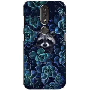 Силіконовий Чохол з Энотами на Nokia 4.2 (В квітах)
