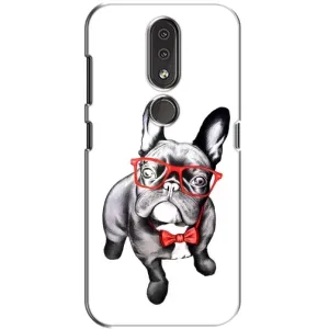 Бампер для Nokia 4.2 з картинкою "Песики" (В окулярах)