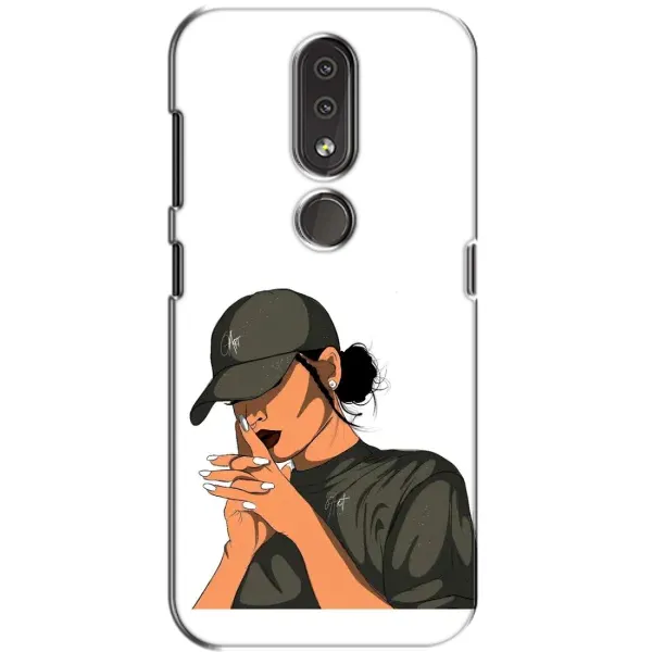Чехол с рисунком «В зеленом» для Nokia 4.2 Чехол с рисунком «В зеленом» для Nokia 4.2