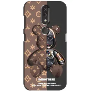 Силиконовый чехол для Nokia 4.2 (Медмедь Луи Виттон)