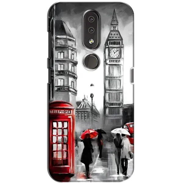 Чехол с рисунком «Вид на Биг Бен» для Nokia 4.2 Чехол с рисунком «Вид на Биг Бен» для Nokia 4.2