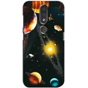 Чохол (ТПУ) з планетами на Nokia 4.2 (Вид з космосу)