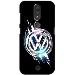 Чехол "Фольксваген" для Nokia 4.2 (Volkswagen на черном)