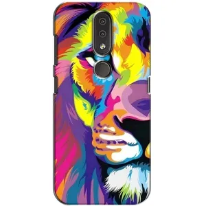 Чохол з картинкою на Nokia 4.2 (Яскравий Лев)