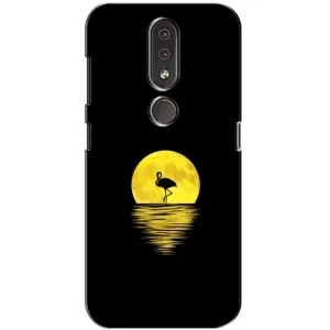 Чехол с рисунком «Желтый Закат» для Nokia 4.2