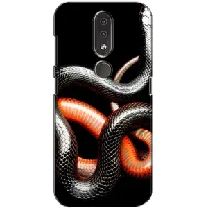 Чохли з зображенням різних тварин на Nokia 4.2 (Змія)