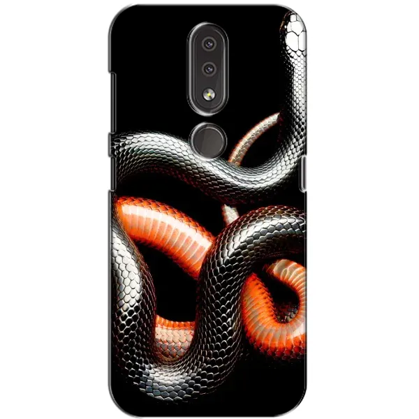 Чехол с рисунком «Змея» для Nokia 4.2