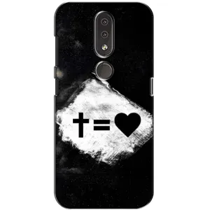 Чехол с рисунком «Значки 2» для Nokia 4.2