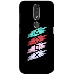 Чехол с рисунком «Значки Sony» для Nokia 4.2