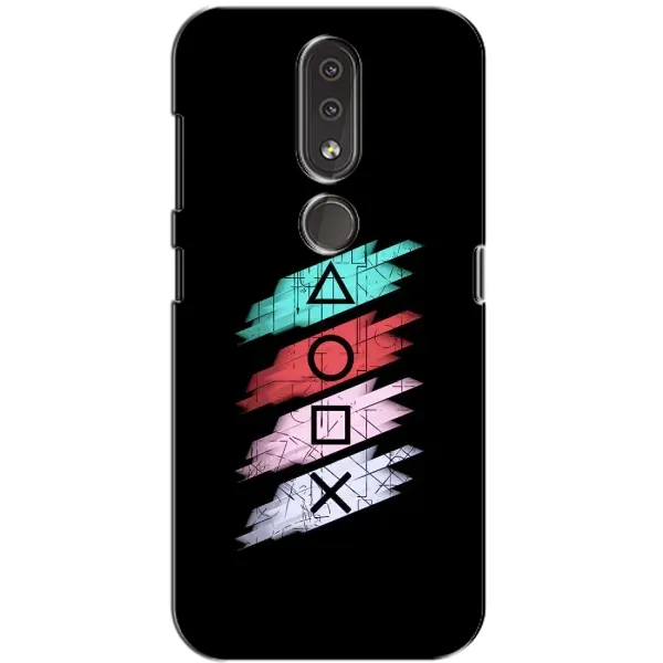 Чехол с рисунком «Значки Sony» для Nokia 4.2 Чехол с рисунком «Значки Sony» для Nokia 4.2