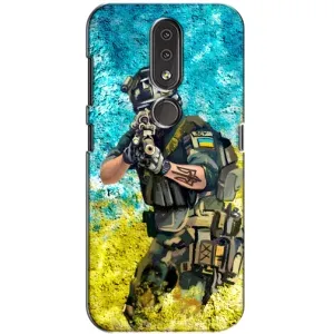 Чехол с рисунком «ЗСУ Воин» для Nokia 4.2