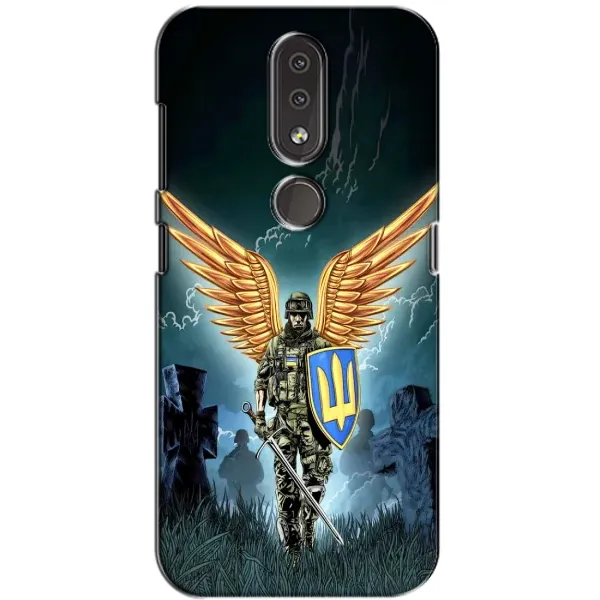 Чехол с рисунком «ЗСУ з крильями» для Nokia 4.2