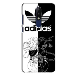 Чохол с стилі "Адідас" для Нокіа 5.1 Плюс (Adidas шнурки)