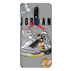 Силіконовый Чохол Nike Air Jordan на Нокіа 5.1 Плюс (Air Jordan)