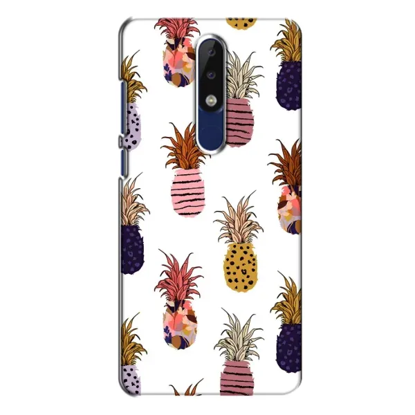 Чехол с рисунком «Ананасы» для Nokia 5.1 Plus (X5) Чехол с рисунком «Ананасы» для Nokia 5.1 Plus (X5)