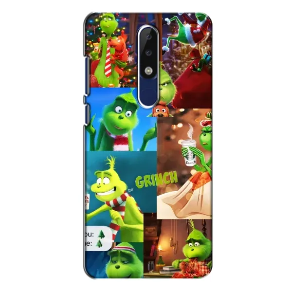 Чехол с рисунком «Арт Гринч» для Nokia 5.1 Plus (X5) Чехол с рисунком «Арт Гринч» для Nokia 5.1 Plus (X5)